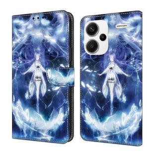 For Xiaomi Redmi Note 13 Pro+ Crystal Painted Leather Phone case(Magic Fairy)