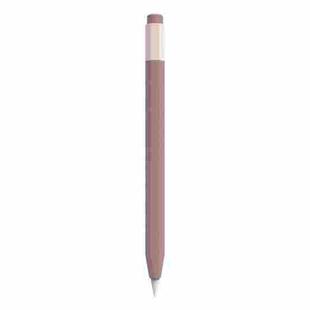For Apple Pencil 3 Pencil Style Liquid Silicone Stylus Case(Pink)