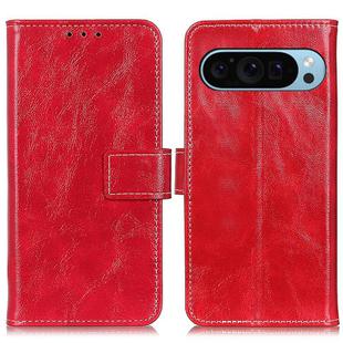 For Google Pixel 10 / 9 Retro Crazy Horse Texture Flip Leather Phone Case(Red)