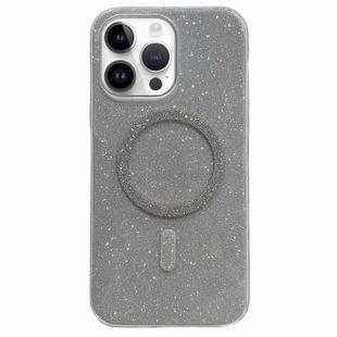 For iPhone 12 Pro Glitter MagSafe Magnetic TPU Phone Case(Silver)