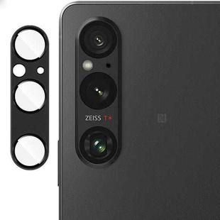 For Sony Xperia 1 V IMAK Metal Armor Premium Camera Protector Film(Black)