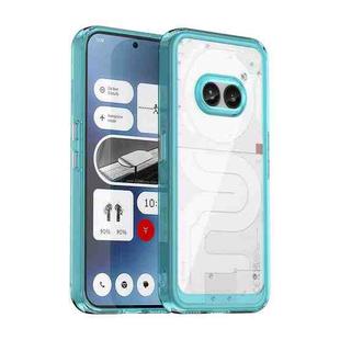 For Nothing Phone 2a Colorful Series Acrylic Hybrid TPU Phone Case(Transparent Blue)