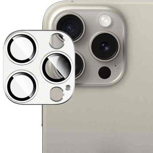 For iPhone 15 Pro Max / 15 Pro IMAK Metal Armor Premium Camera Protector Film(Silver)