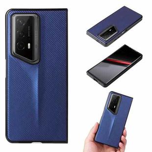 For Honor Magic V2 RSR Porsche Design PU Leather PC Phone Case(Blue)
