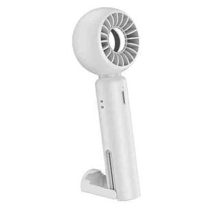 TGVIS Handheld & Invisible Stand Mini Electric Fan(White)