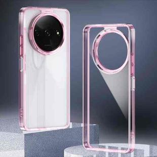 For OPPO A78 4G Shine High Transparency Acrylic Phone Case(Pink)
