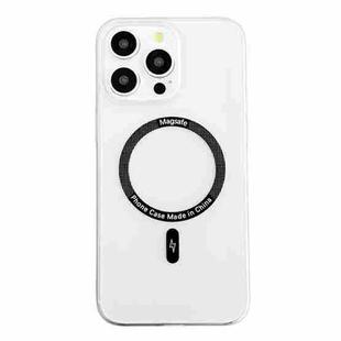 For iPhone 13 Pro Max Ice Series MagSafe PC Full Coverage Shockproof Phone Case(White)