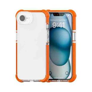 For iPhone SE 2024 Acrylic Full Coverage Shockproof Phone Case(Orange)