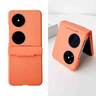 For Huawei P50 Pocket Skin Feel PC Full Coverage Shockproof Phone Case(Orange)
