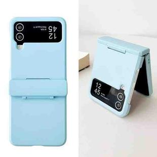 For Samsung Galaxy Z Flip4 5G Skin Feel PC Full Coverage Shockproof Phone Case(Light Blue)