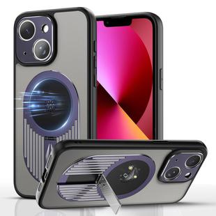 For iPhone 13 Heat Dissipation Aromatherapy Holder Phone Case(Purple)