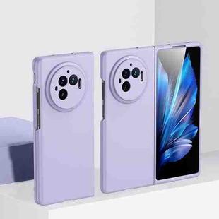 For vivo X Fold3 Skin Feel PC Full Coverage Shockproof Phone Case(Sakura Purple)