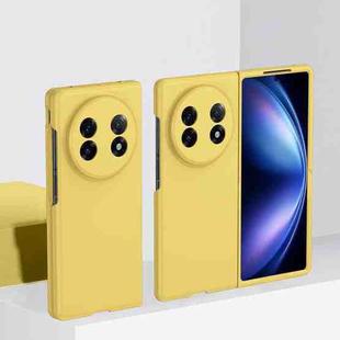 For vivo X Fold5 Skin Feel PC Full Coverage Shockproof Phone Case(Lemon Yellow)