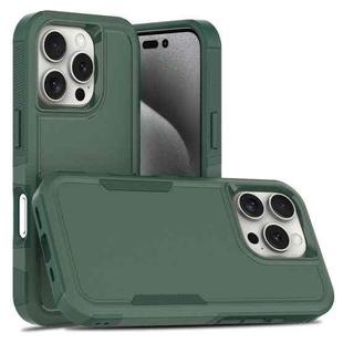 For iPhone 16 Pro 2 in 1 PC + TPU Phone Case(Dark Green)