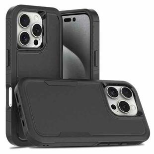 For iPhone 16 Pro 2 in 1 PC + TPU Phone Case(Black)