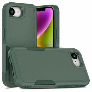 For iPhone 16e 2 in 1 PC + TPU Phone Case(Dark Green)