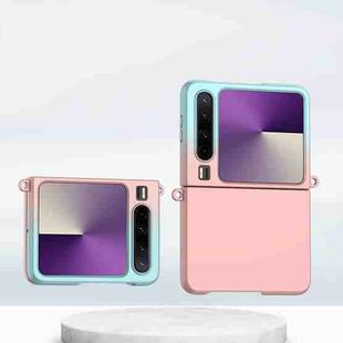 For Huawei Pura X Gradient Color Skin Feel PC Full Coverage Shockproof Phone Case(Gradient Pink)