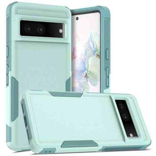 For Google Pixel 7 2 in 1 PC + TPU Phone Case(Light Green)