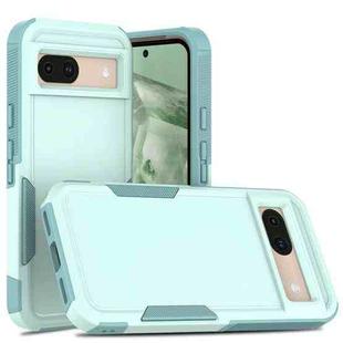 For Google Pixel 8a 2 in 1 PC + TPU Phone Case(Light Green)