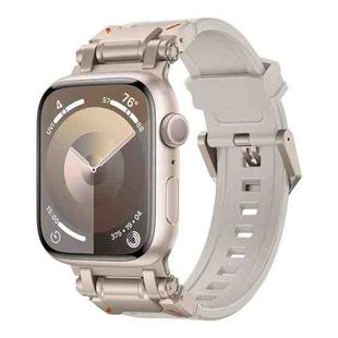 For Apple Watch Series 3 42mm Explorer TPU Watch Band(Titanium Starlight)