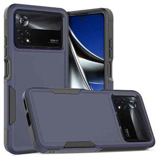 For Xiaomi Poco X4 Pro 5G 2 in 1 PC + TPU Phone Case(Dark Blue)