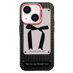 For iPhone 14 Sweet Cool Bow PC Phone Case(Bow Tie)