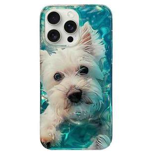 For iPhone 15 Pro Max Double Sided IMD Full Coverage TPU Phone Case(Schnauzer)