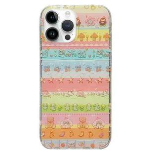 For iPhone 14 Pro Double Sided IMD Full Coverage TPU Phone Case(Pentagram Cats Dogs)