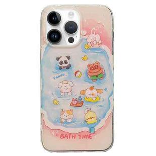 For iPhone 14 Pro Max Double Sided IMD Full Coverage TPU Phone Case(Multiple Animal Avatars)