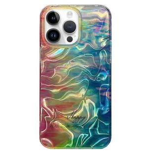 For iPhone 13 Pro Max Double Sided IMD Full Coverage TPU Phone Case(Green Halo Ripple)