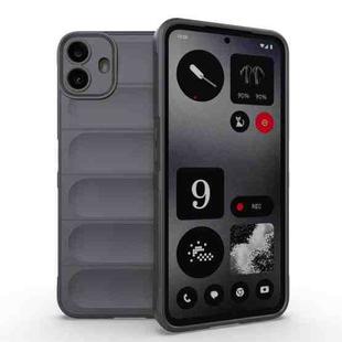 For Nothing CMF Phone 1 Magic Shield TPU + Flannel Phone Case(Dark Grey)