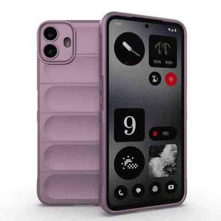 For Nothing CMF Phone 1 Magic Shield TPU + Flannel Phone Case(Purple)