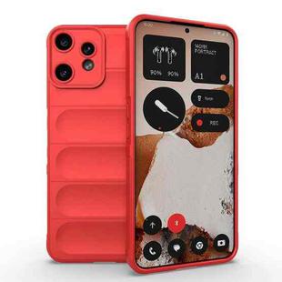For Nothing CMF Phone 2 Pro 5G Global Magic Shield TPU + Flannel Phone Case(Red)