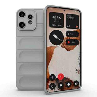 For Nothing CMF Phone 2 Pro 5G Global Magic Shield TPU + Flannel Phone Case(Grey)