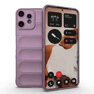 For Nothing CMF Phone 2 Pro 5G Global Magic Shield TPU + Flannel Phone Case(Purple)