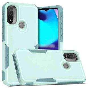 For Motorola Moto E20 / E30 / E40 2 in 1 PC + TPU Phone Case(Light Green)