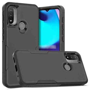 For Motorola Moto E20 / E30 / E40 2 in 1 PC + TPU Phone Case(Black)