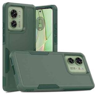For Motorola Edge 40 2 in 1 PC + TPU Phone Case(Dark Green)