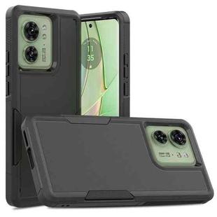 For Motorola Edge 40 2 in 1 PC + TPU Phone Case(Black)