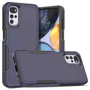 For Motorola Moto G22 / E32 2 in 1 PC + TPU Phone Case(Dark Blue)