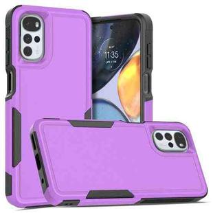 For Motorola Moto G22 / E32 2 in 1 PC + TPU Phone Case(Purple)