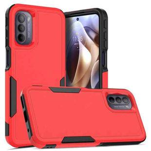 For Motorola Moto G31 / G41 2 in 1 PC + TPU Phone Case(Red)