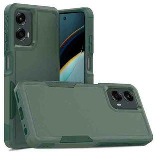 For Motorola Moto G 5G 2024 2 in 1 PC + TPU Phone Case(Dark Green)