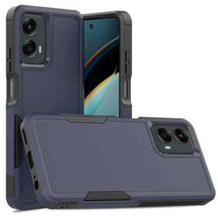 For Motorola Moto G 5G 2024 2 in 1 PC + TPU Phone Case(Dark Blue)