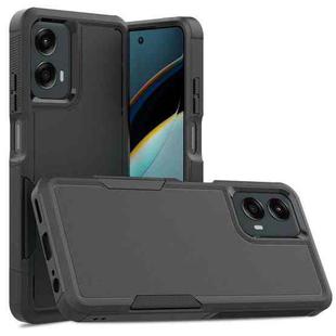 For Motorola Moto G 5G 2024 2 in 1 PC + TPU Phone Case(Black)