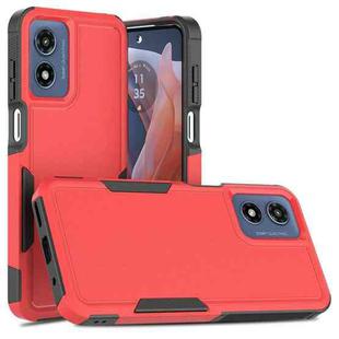 For Motorola Moto G Play 4G 2024 2 in 1 PC + TPU Phone Case(Red)