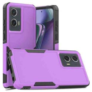 For Motorola Moto G Stylus 5G 2024 2 in 1 PC + TPU Phone Case(Purple)