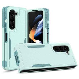 For Samsung Galaxy Z Fold5 2 in 1 PC + TPU Phone Case(Light Green)