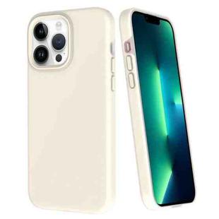 For iPhone 13 Pro Max Big Hole Dopamine PC Phone Case(White)