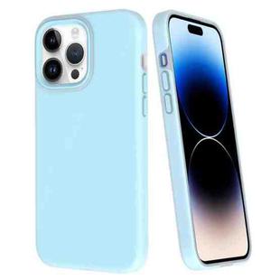 For iPhone 14 Pro Big Hole Dopamine PC Phone Case(Blue)